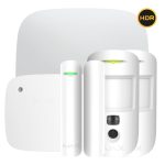 Kit Ajax blanco. Hub 2 2G + 2MotionCam HDR PhOD + DoorProtect + KeypadCombi