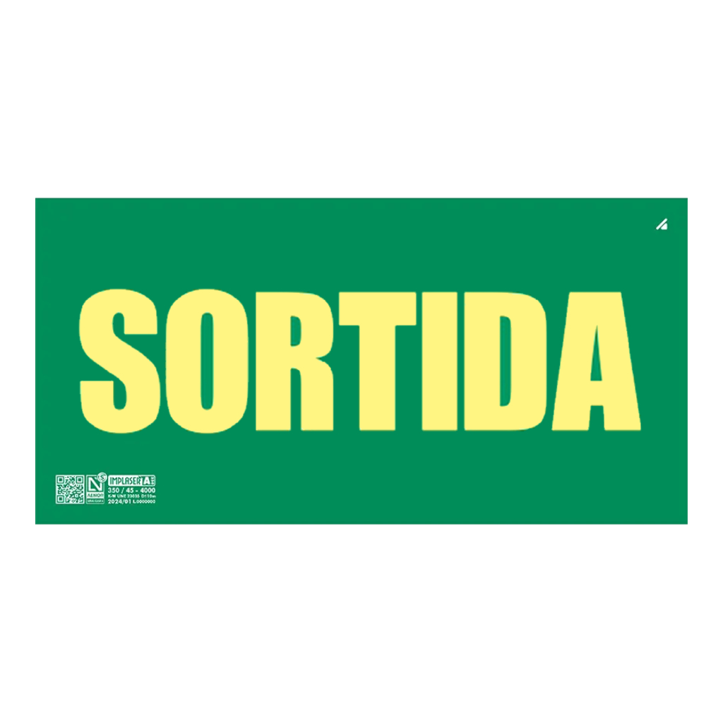 image_1024-1513.jpg Senyal sortida en català Clase A 32x16cm - Imagen 1