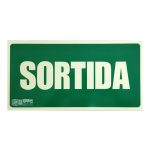 Senyal sortida 32x16cm