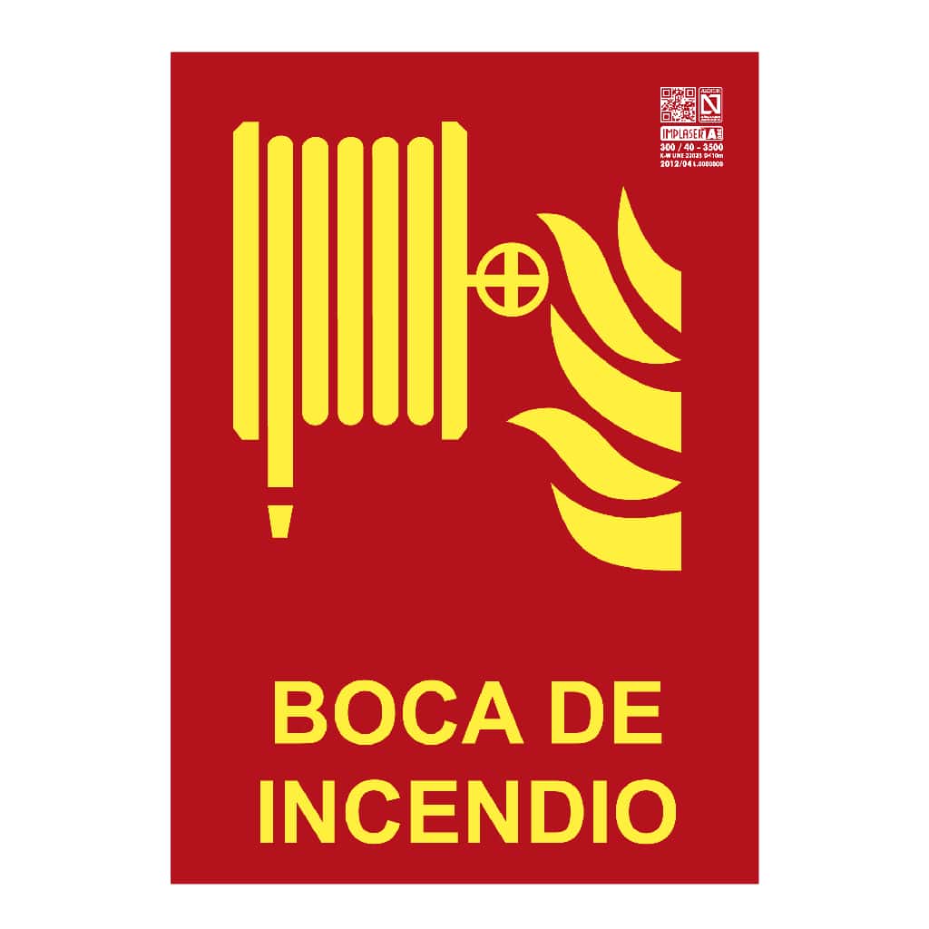 image_1024-1577.jpg Señal boca de incendio Clase A 29,7x21cm - Imagen 1