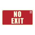 Señal NO EXIT 32x16cm