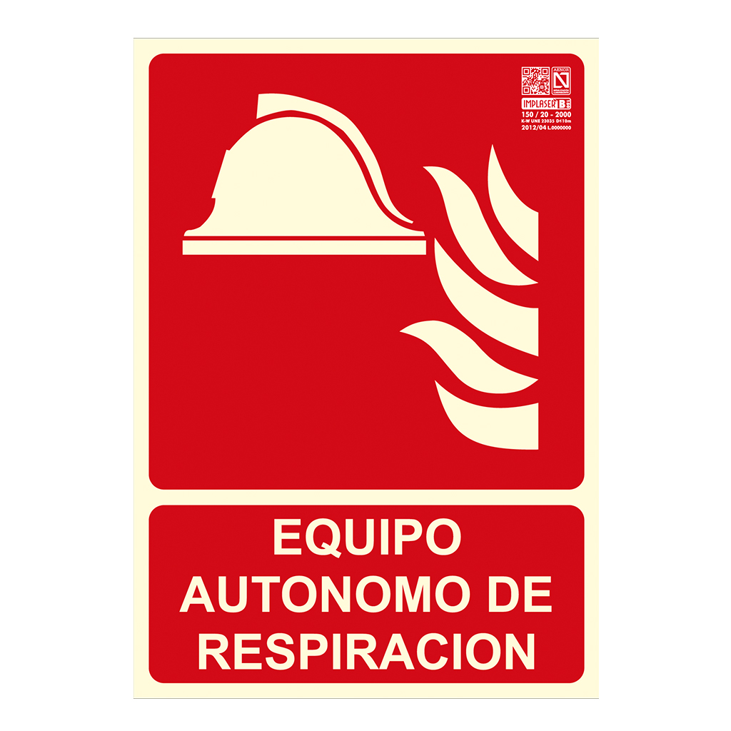 image_1024-1611.jpg Señal equipo autónomo de respiración 29,7x21cm - Imagen 1