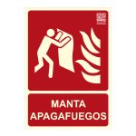 Señal manta apagafuegos