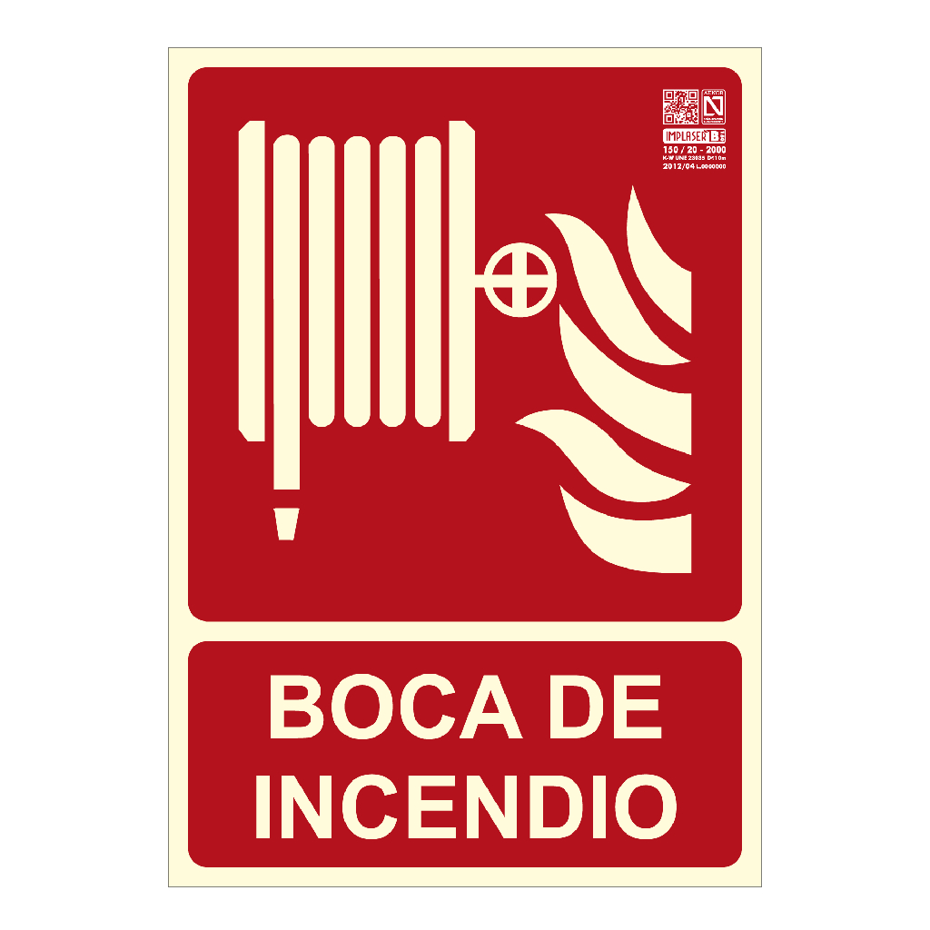 image_1024-1619.jpg Señal boca de incendio 21x15cm - Imagen 1