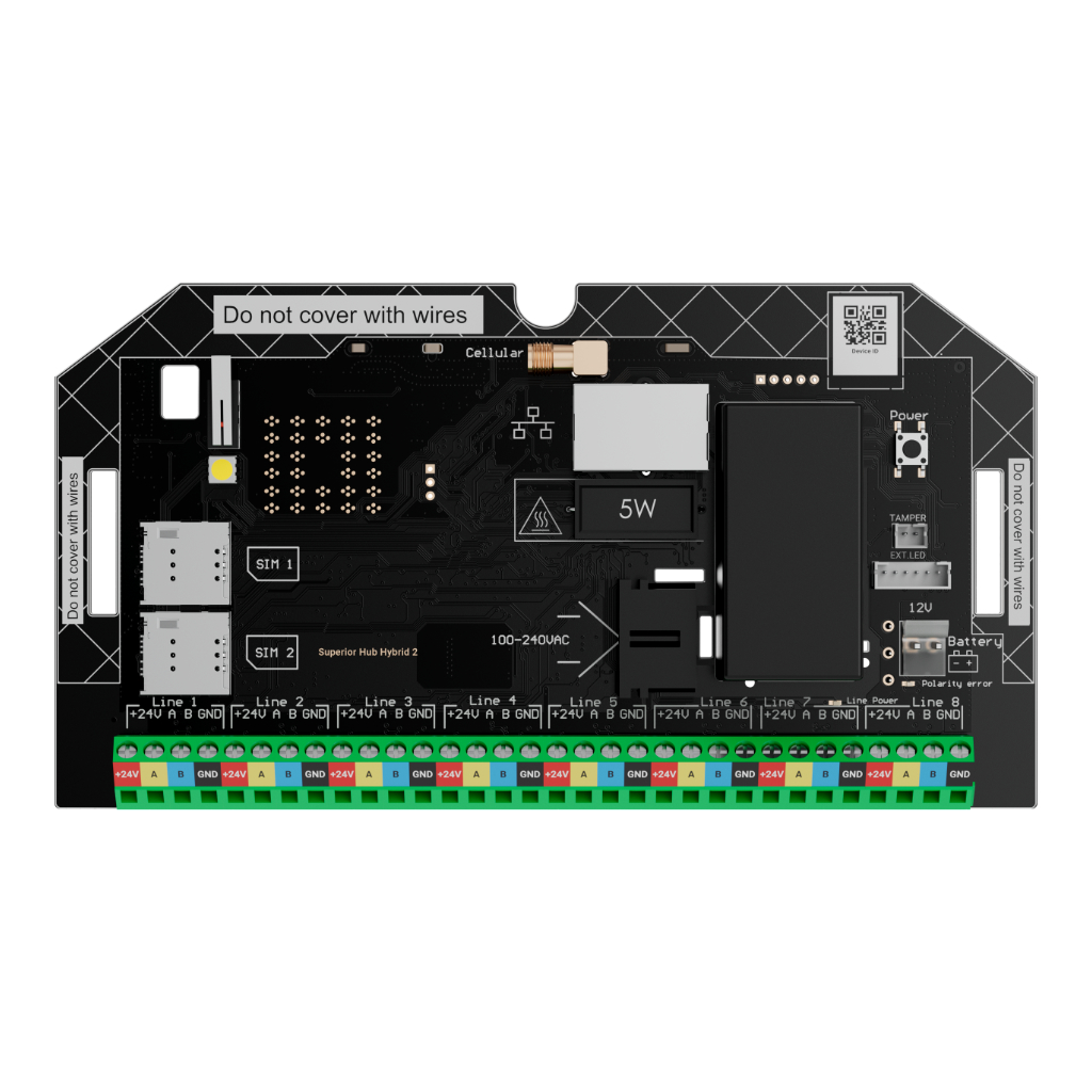 image_1024-162.jpg Ajax Superior Hub Hybrid 2 (2 SIM) (without casing). G3 - Imagen 1