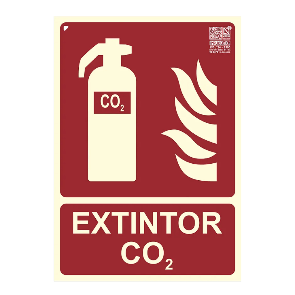 image_1024-1627.jpg Señal extintor CO2 29,7x21cm - Imagen 1