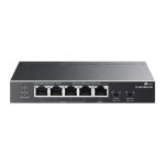 Switch Gigabit 5 puertos con 1 puerto PoE++ IN y 4 puertos PoE+ OUT