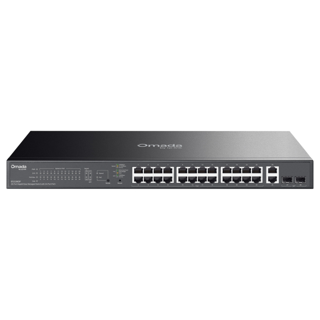 image_1024-1803.jpg Switch Omada 28 Puertos Gigabit con 24 Puertos PoE+ Gestionable - Imagen 1