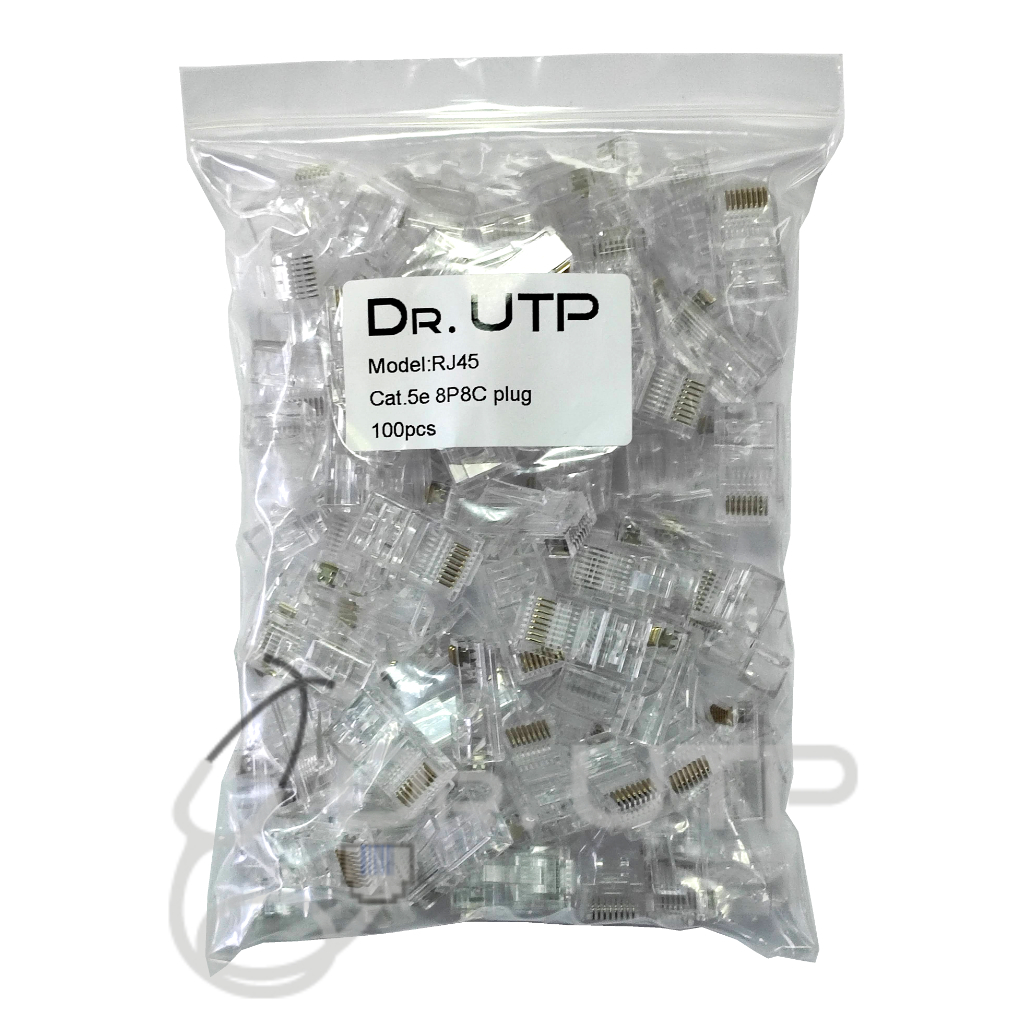 MARCA-AIGUA-1024x1024 Conector RJ45 CAT.5e Transparente en Bolsa 100 unidades - Imagen 1