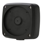 Caja conexiones impermeable cuadrada con anclaje circular en 4 puntos para IPC-MFW5241T2-E3-ASE-B. Color Negro