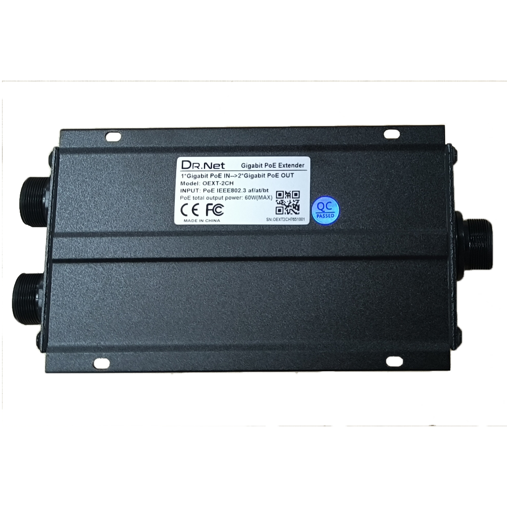 image_1024-252.jpg Extensor PoE Gigabit Exterior IP66 2 salidas (1In+2Out) 60W - Imagen 1