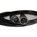 Extension de cable de red con conectores M12 macho-hembra para grabador embarcado 3m