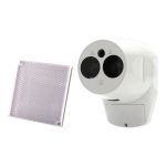 Detector lineal de humo motorizado. Emisor y receptor en el mismo equipo