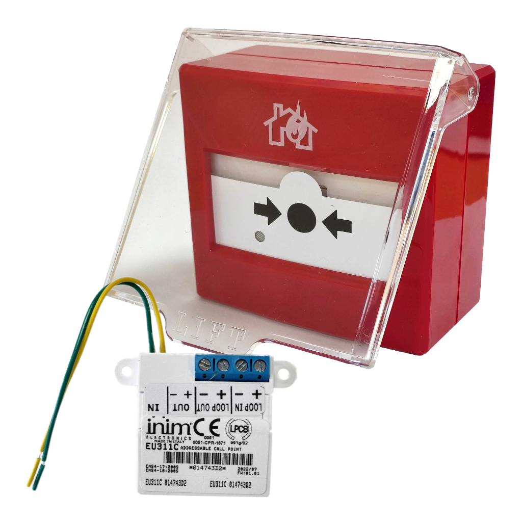 IC0021 -EC0021 Pulsador convencional rearmable con base baja, led indicador y aislador - Imagen 1