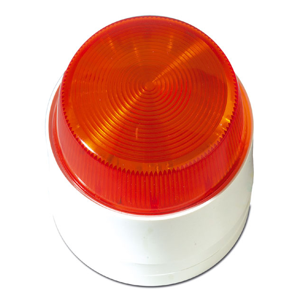 image_1024-3928.jpg FLASH ESTROBOSCOPICO COLOR AMBAR 12V - Imagen 1