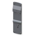 Panel trasero para Teltonika TSW1xx con soporte para carril DIN