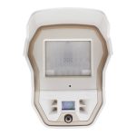 DETECTOR EXTERIOR CON CAMARA LENTE CORTINA