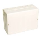 Caja en ABS antiestática y ignífuga V0. Color marfil. Permite albergar 6 módulos serie M7xx