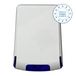 Sirena Exterior Flasch Azul Vertical. Batería integrada 9V. Grado 3