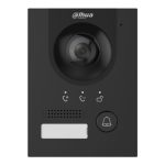Estación Exterior para Videoportero IP 2-hilos/RJ45 PoE con Cámara 2MP IP65 IK07 168.6º. Color negro