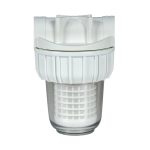 Portafiltro completo con 2 racores para tubería de 25mm AAD12025CRS y 1 cartucho de 50µm 4084ABS (ambos incluidos)