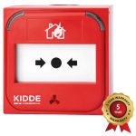 Pulsador analogico inteligente. Serie Excellence. Incluye caja superficie. Color rojo
