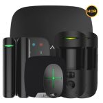 Kit Ajax negro. Hub2 + 2MotionCam HDR PHOD + DoorProtect Plus + SpaceControl + KeyPad + HomeSiren